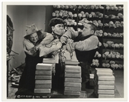 10" x 8" Glossy Photo From the 1937 Three Stooges Film "Cash and Carry" -- Very Good Plus Condition
